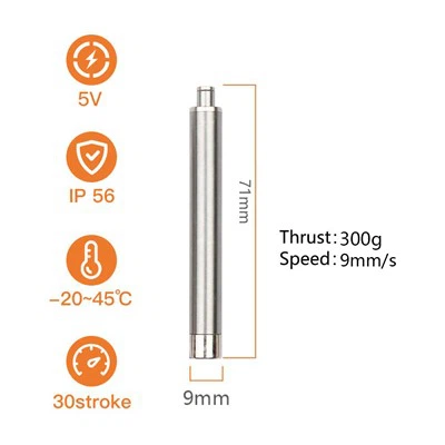 Ip65 linjärt ställdon